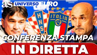 SPALLETTI CONFERENZA STAMPA  CROAZIA vs ITALIA  ITALY EURO 2024 [upl. by Lonyer]