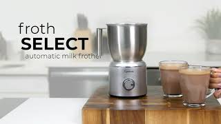 Capresso froth Select  Automatic Milk Frother [upl. by Naujak68]