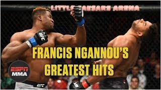 Francis Ngannou’s UFC knockout reel  ESPN MMA [upl. by Elumas]