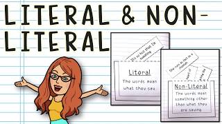 Literal amp Nonliteral Language Poetry for Beginners [upl. by Urissa]