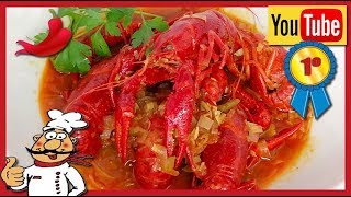 🤩 CANGREJOS DE RIO EN SALSA PICANTE 🦀 RECETA de la ABUELA 2019 2020 [upl. by Platus221]