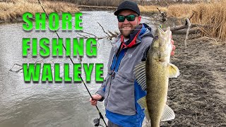 Shore Fishing Walleye Tactics [upl. by Florrie]