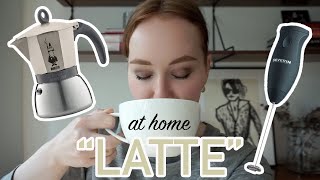 HOW TO MAKE A quotLATTEquot AT HOME moka pot  frother [upl. by Homere846]