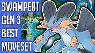 Swampert Gen 3 Best Moveset  Swampert Best Moveset Moves Pokemon Emerald Ruby Sapphire Red Green [upl. by Burrill]