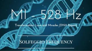 MI  528 Hz  pure tone  Solfeggio Frequency  Transformation Love and Miracles DNA Repair [upl. by Yadrahs]