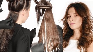 Coloration des cheveux ✄ Balayage Tutorial [upl. by Imekawulo]