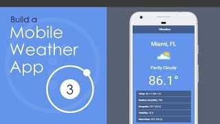 Ionic 3 Mobile Weather App Build [upl. by Knudson]