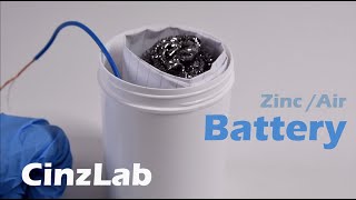 ZINCAIR BATTERY  CinzLab Chem PROJECT [upl. by Meredi]