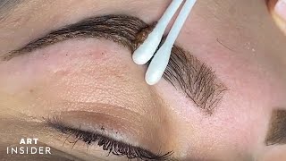 Henna Semipermanently Tints Eyebrows [upl. by Aramat]