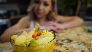 CALDO DE POLLO  TRADITIONAL MEXICAN CHICKEN SOUP [upl. by Llevert]