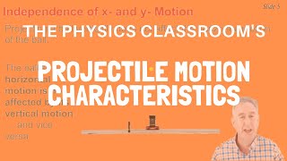 Motion Characteristics of a Projectile [upl. by Natanhoj243]