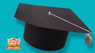 Learn to make a Graduation Cap  Arts amp Crafts [upl. by Heydon]