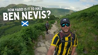 HOW HARD is hiking BEN NEVIS via the TOURIST PATH The Mountain Track Scotland 🏴󠁧󠁢󠁳󠁣󠁴󠁿 [upl. by Gora]