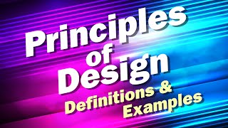 Principles of Design Definitions and Examples [upl. by Lesya]