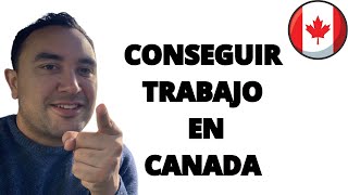 Conseguir oferta de trabajo en Canada 2021 [upl. by Sams672]