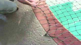 How to Put on Pool Safety Net Covers AllSafe Pool Nets [upl. by Bove]