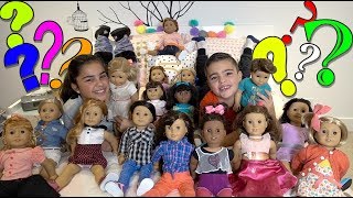 Blindfolded American Girl Doll Challenge  Graces Room [upl. by Everest]