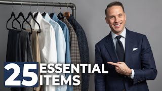 The ULTIMATE Beginner’s Capsule Wardrobe  25 Men’s Wardrobe Essentials [upl. by Zulema955]