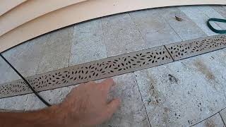 DIY  NDS Channel Drain  Review amp Installation with Pavers [upl. by Constantine]