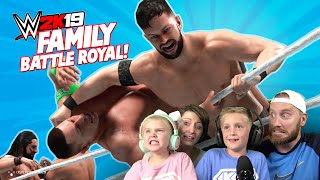 WWE 2k19 Family Battle Royal  KCity GAMING [upl. by Olli]