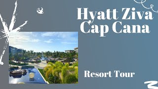 Hyatt Ziva Cap Cana Resort Tour [upl. by Yhtommit171]