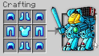 Minecraft But There Are Custom Robots [upl. by Erma978]