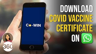 How to Download COVID19 Vaccine Certificate Using WhatsApp [upl. by Ailimat]