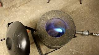 fabrication dun bruleur de forge DIY forge burner [upl. by Atiuqahc]