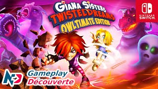 Giana Sisters  Twisted Dreams  Owltimate Edition  Nintendo Switch Gameplay FR [upl. by Eelano]