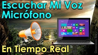 Hablar y escuchar voz micrófono en altavoces o bocinas Windows PC [upl. by Eecyaj]