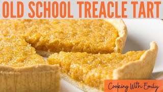 Treacle Tart Recipe  How To Make Treacle Tart Old School Pudding [upl. by Hannahs]