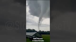 EXTREME closerange tornado in Wisconsin [upl. by Alexia]