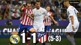 Real Madrid vs Atlético de Madrid 53 Final quotUCLquot La quotUndecimaquot 28052016 [upl. by Oderfodog]