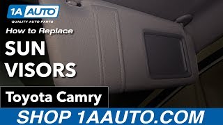 How to Replace Sun Visors 0611 Toyota Camry [upl. by Leiahtan]