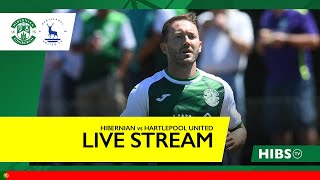 LIVE GAME Hibernian vs Hartlepool United FC  PreSeason Friendly [upl. by Adialeda]