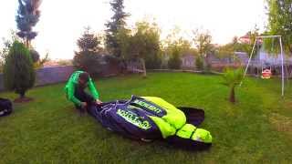 how to packfold your paraglider  Uturn Paragliders [upl. by Ebaj]