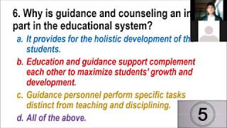 Review Questions Board Examination for Guidance Counselors [upl. by Feune]