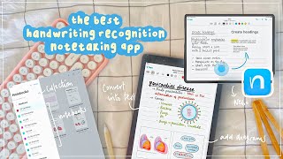 How the BEST handwriting recognition app works Nebo review [upl. by Irina]