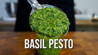 Basil Pesto Recipe  The Easy Pesto Recipe You Need [upl. by Tanaka]