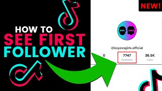 How to See Your First TikTok Follower  See Exactly When Someone Followed You On TikTok 2021 [upl. by Lilak]