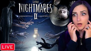 This Is The SCARIEST Chapter  Little Nightmares 2 Hospital [upl. by Wivinia]