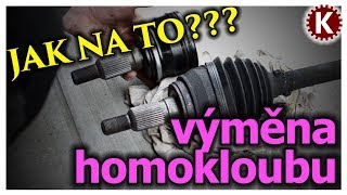 Výměna homokinetického kloubu [upl. by Major]