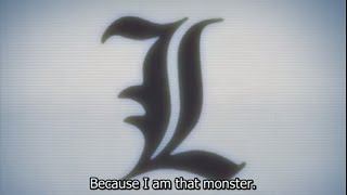 Ls quotMonsterquot Speech  Death Note subbed [upl. by Gromme]