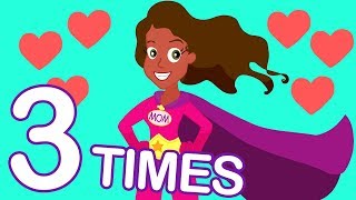 3 Times Table Song  LEARN MATH for Kids Multiplication Song X3 [upl. by Skipton743]