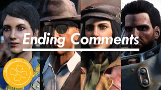 Fallout 4 Companions Comment on Minutemen Ending [upl. by Lyrradal256]