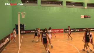 Netball Skills Defending A Shot And Rebounds [upl. by Cleasta]