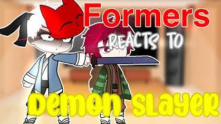 Formers react to demon slayer gacha club part 2 Tanjiro Nezuko⚠️MANGA SPOILER⚠️ [upl. by Adnuhsed]