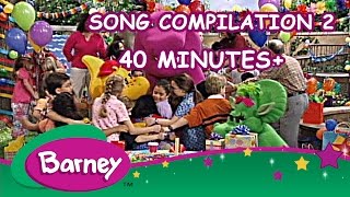 Barney  Song Compilation 2 40 Minutes [upl. by Eniledam437]