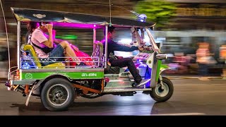 EXCITING TukTuk Race In Bangkok Thailand [upl. by Haleemak491]