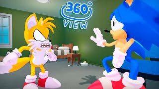 Tails Caught Sonic FNF 360° POV Animation [upl. by Eitra104]